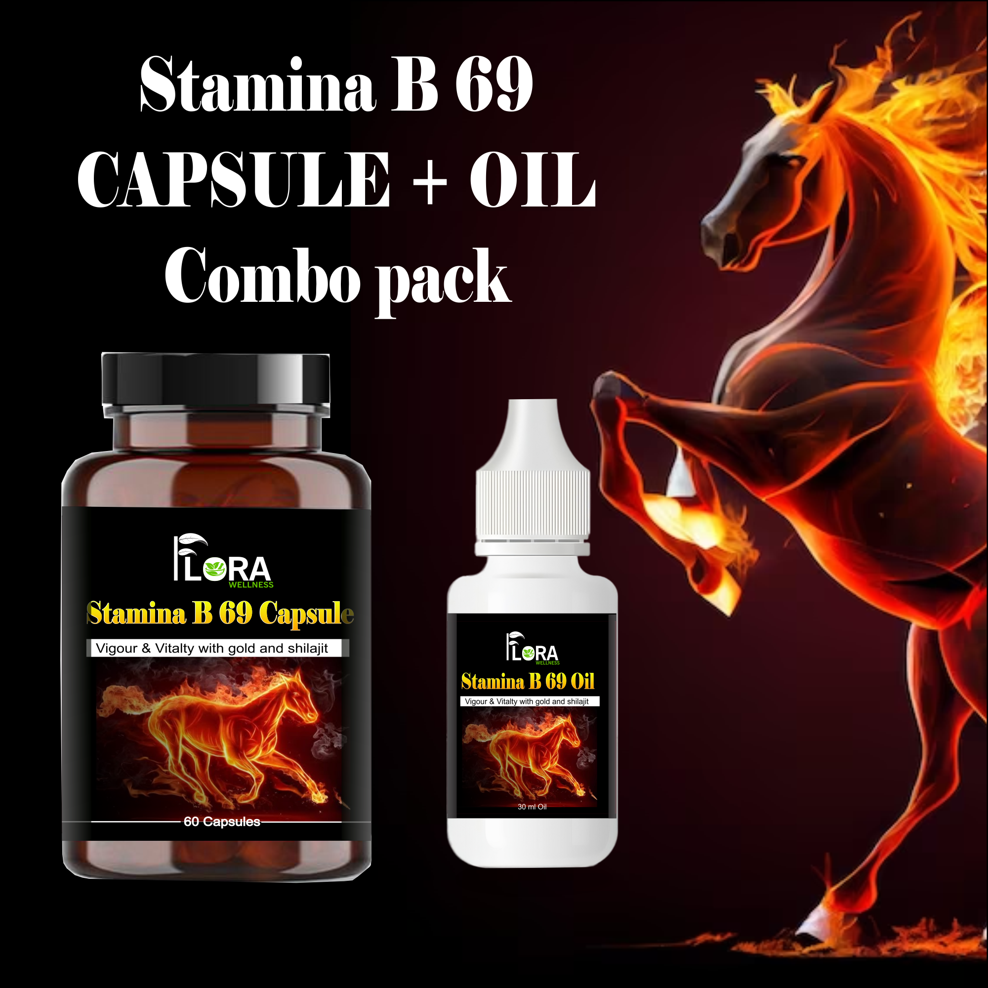 Capsules Oil Stamina B 69 Kit ( Combo Pack ) - Image 2